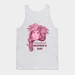 Women's Day Cute 8TH March Tank Top